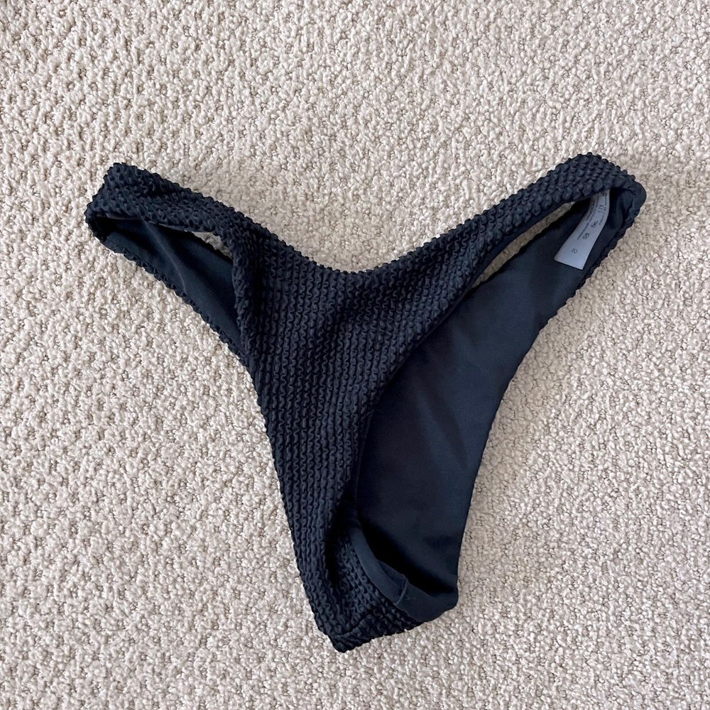 Black sexy bathing suit bottom